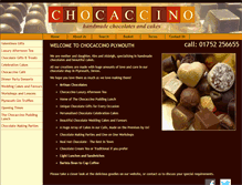 Tablet Screenshot of chocaccino.co.uk